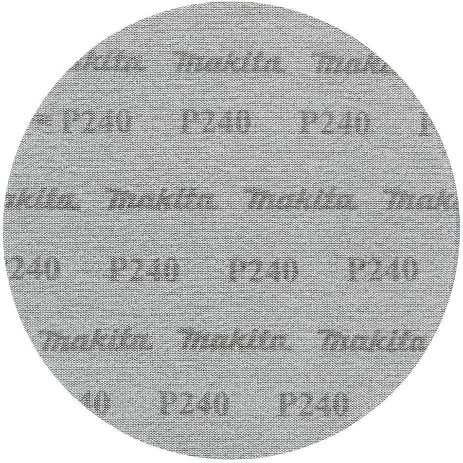 Makita Šlifavimo tinklelis sienų glaistui šlifuoti (5 vnt.), φ225mm, A240 D-82242 DSL801