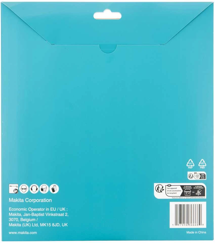 Makita Šlifavimo tinklelis sienų glaistui šlifuoti (5 vnt.) φ225mm, A320 D-82258 DSL801
