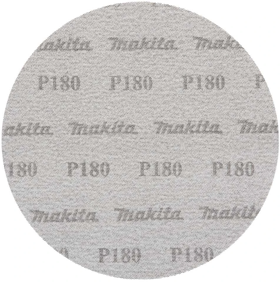 Makita Šlifavimo tinklelis sienų glaistui šlifuoti (5 vnt.), φ225mm, A180 D-82236 DSL801