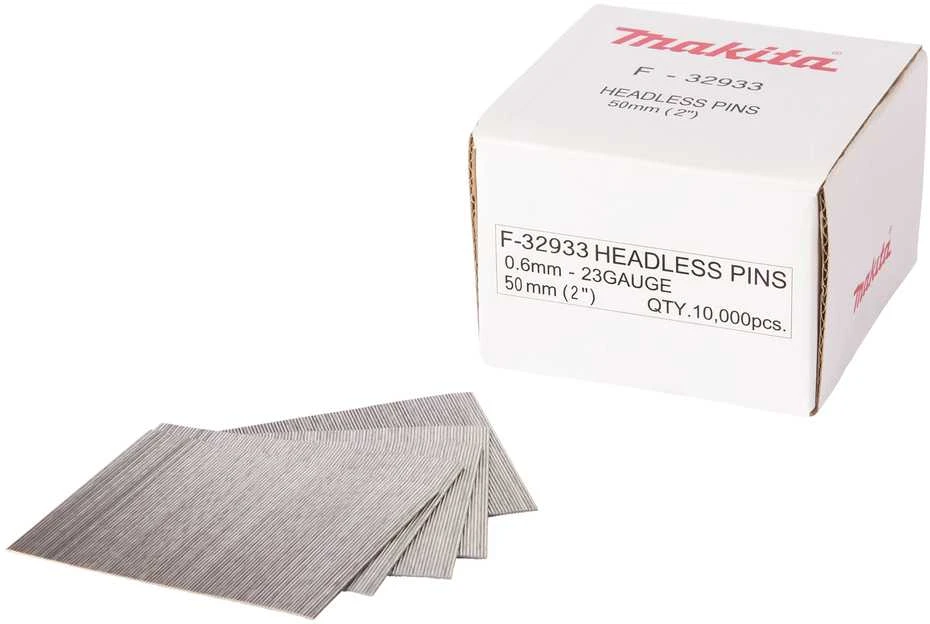 Makita Smeigės 50MM, 10.000 Vnt. F-32933 0,6 x 50 mm • 23 Ga • 10 000 pcs