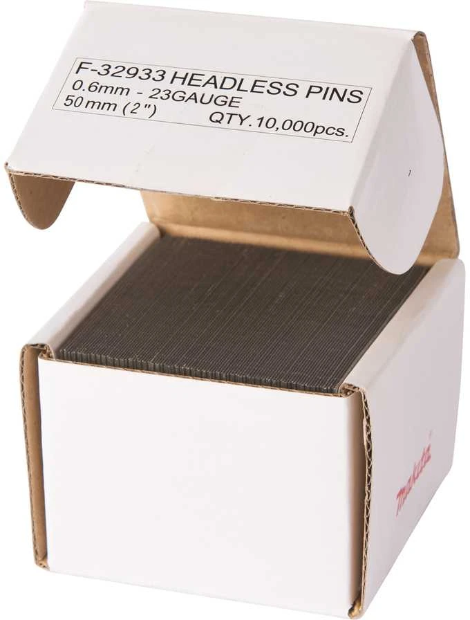 Makita Smeigės 50MM, 10.000 Vnt. F-32933 0,6 x 50 mm • 23 Ga • 10 000 pcs