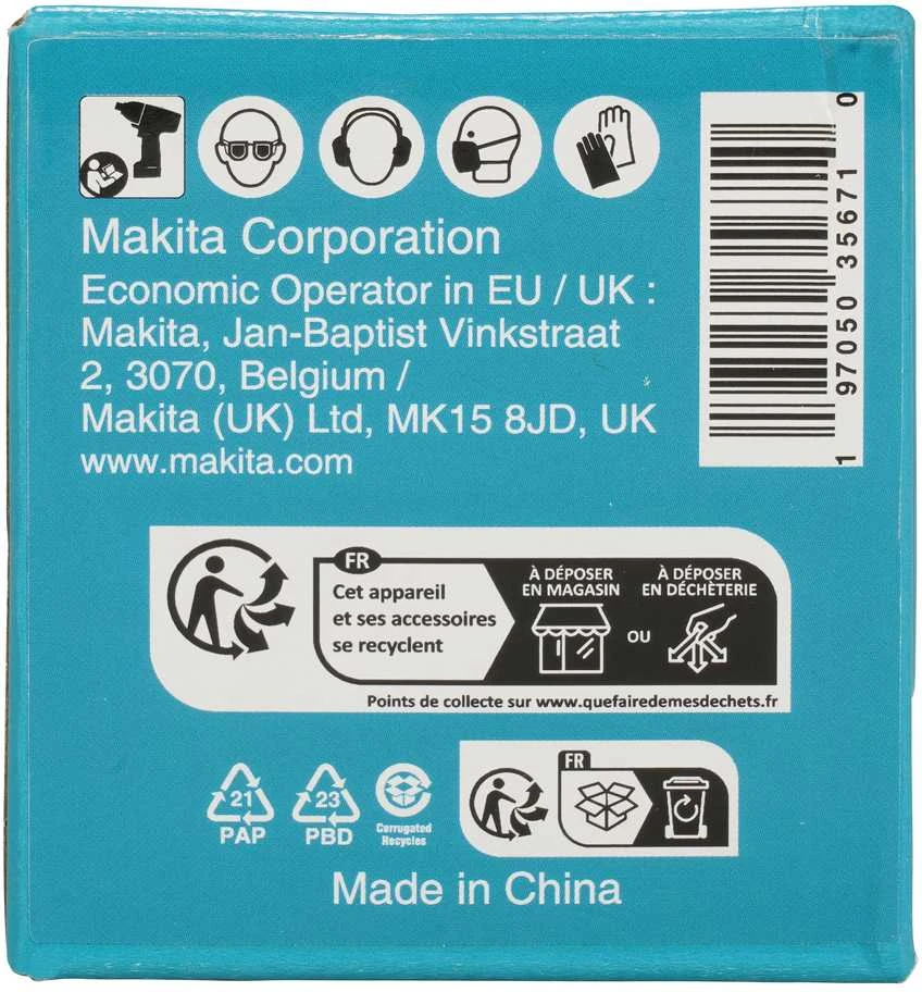 Makita Smūginė sukimo galva 1" 32x63mm E-24533