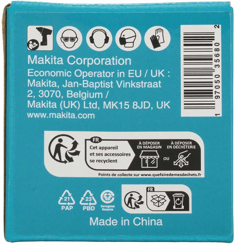Makita Smūginė sukimo galva 1" 46x72mm E-24620