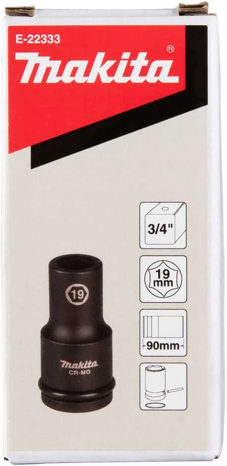 Makita Smūginė sukimo galva 3/4" 19X90MM E-22333