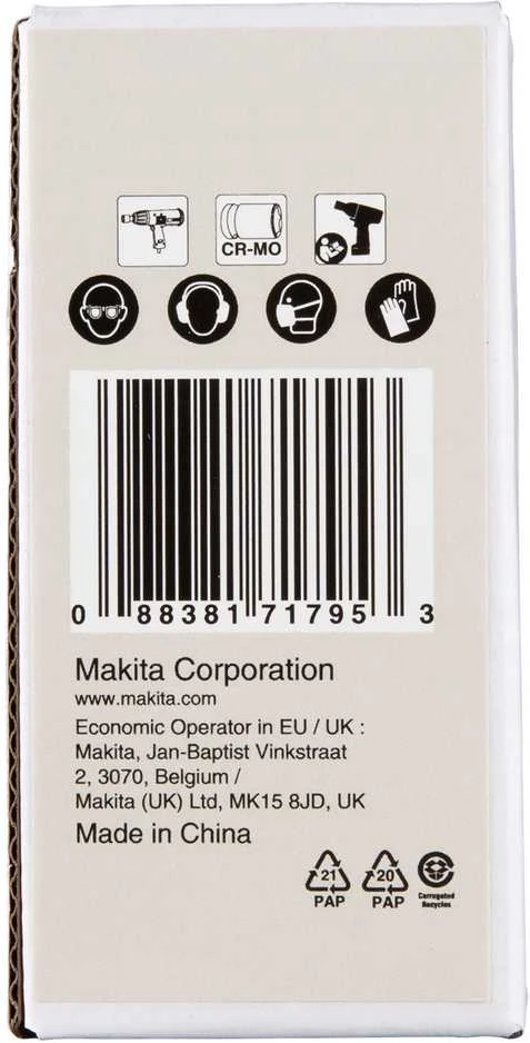 Makita Smūginė sukimo galva 3/4" 21X90MM E-22349