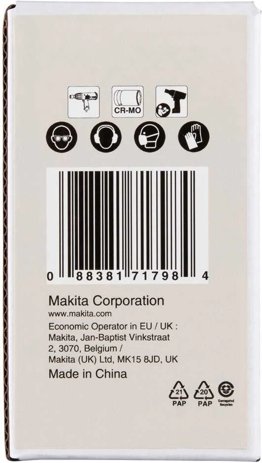 Makita Smūginė sukimo galva 3/4" 30X90MM E-22377