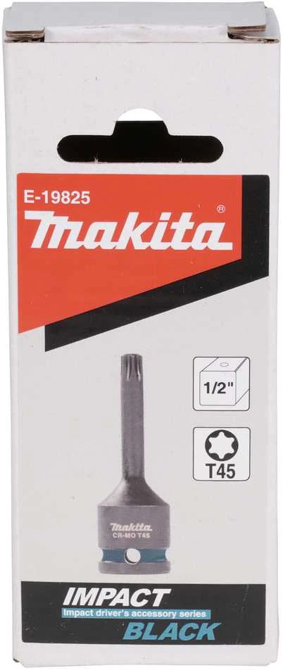 Makita SMŪGINĖ SUKIMO GALVA VERŽLIASUKIUI Impact Juodas 1/2“ T45 x 78 mm E-19825