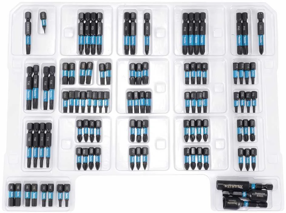 Makita Smūginiai sukimo antgaliai CE formos, Impact Juodas, 100 vnt. E-24826