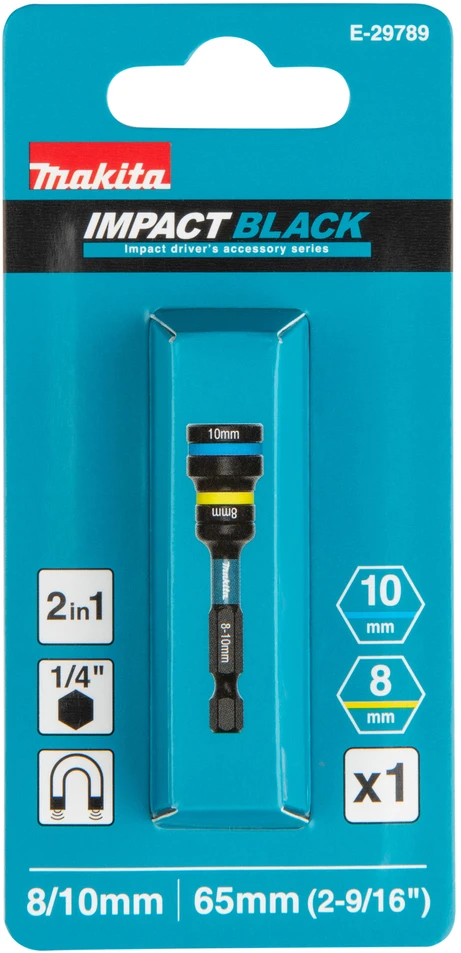 Hartsson Smūginio sukimo galvos su nuimamais koteliais E-form, Impact Juodas 2-in-1 MZ, 8/10x65 mm E-29789 8/10x65 mm