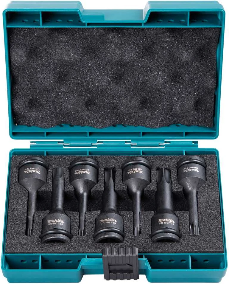 Makita Smūginių "IMPACT Juodas" sukimo galvų rinkinys, 7 vnt. E-23628