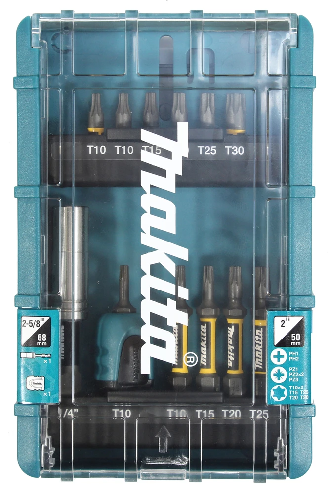 Makita Smūginių sukimo antgalių rinkinys Impact PREMIER, 27 vnt. E-26820