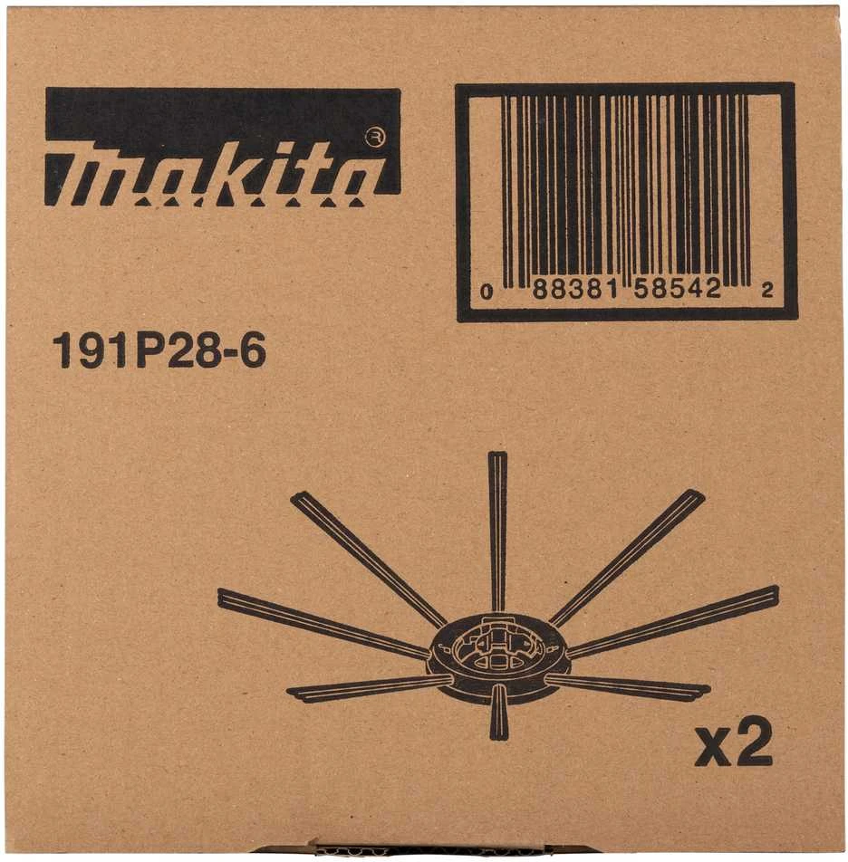 Makita Šoninių šepetėlių komplektas dulkių siurbliui-robotui DRC300 191P28-6