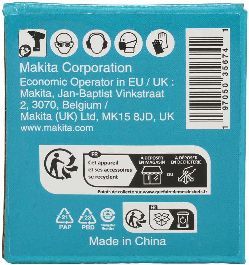 Makita Spēka patrona 1" 36x66mm E-24561