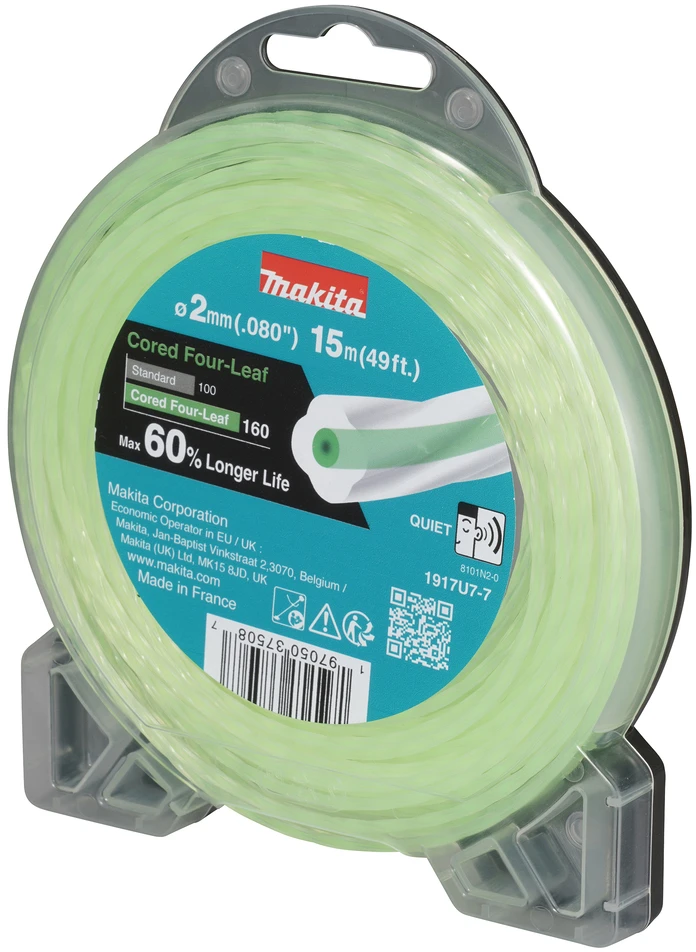 Makita Spiralinis nailoninis pjovimo valas 2.0-15M 1917U7-7 2,0MM X 15M