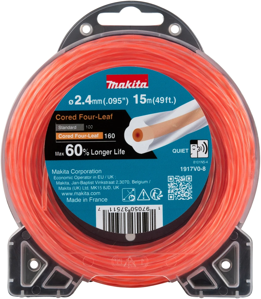 Makita Spiralinis nailoninis pjovimo valas 2.4-15M 1917V0-8 2,4MM X 15M