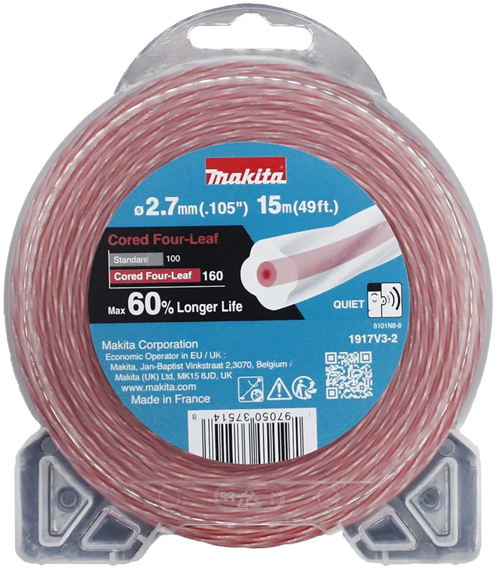 Spiralinis nailoninis pjovimo valas 2.7-15M 1917V3-2 2,7MM X 15M