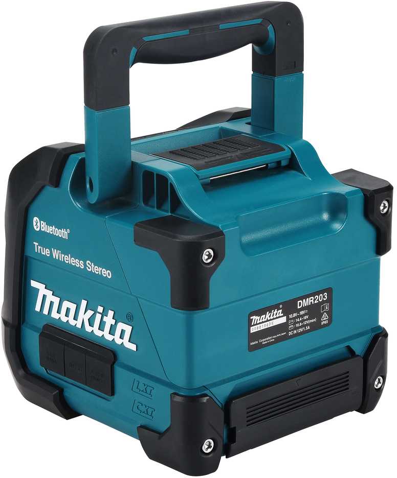 Makita Statybinis „bluetooth" grotuvas DMR203 10.8V - 18V, IP64
