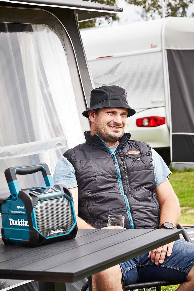 Makita Statybinis „bluetooth" grotuvas DMR203 10.8V - 18V, IP64