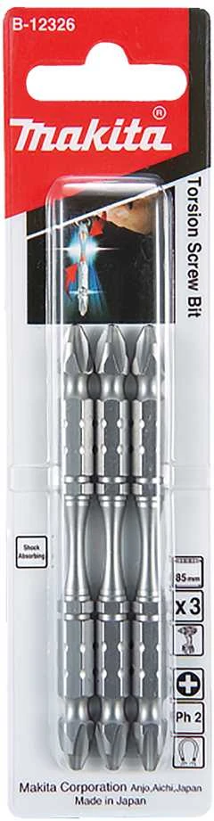 Makita Sukimo antgalis PH2x85MM TORSION (3Vnt) B-12326