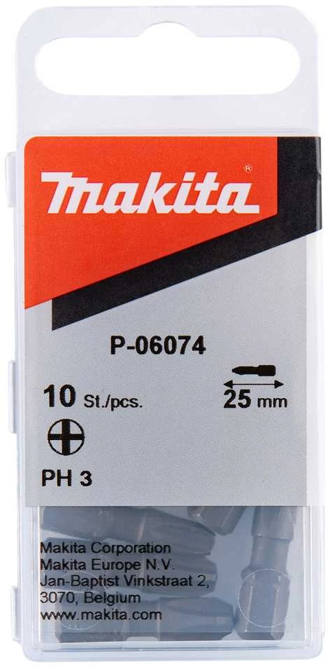 Makita Sukimo antgalis PH3x25mm (10Vnt) P-06074