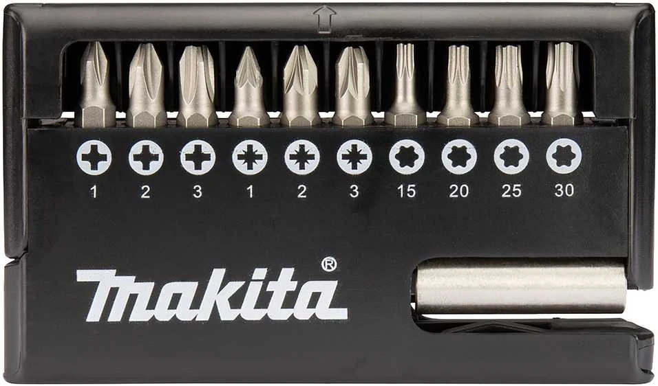 Makita Sukimo antgalių komplektas 11 vnt. (PH2;PZ1;PZ2;PZ3;T10,T15;T20;T25;T30;T40) D-30651
