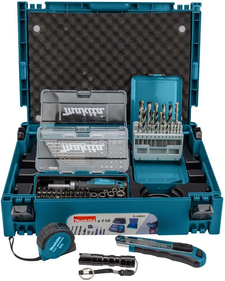Makita Sukimo antgalių komplektas 116 vnt. B-49884