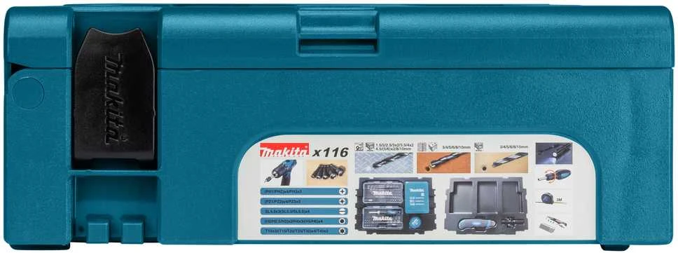 Makita Sukimo antgalių komplektas 116 vnt. B-49884