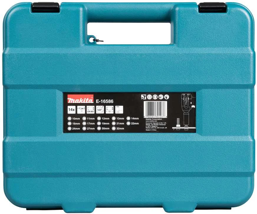 Makita Sukimo antgalių komplektas 14 vnt. 1/2''x 81,5mm E-16586