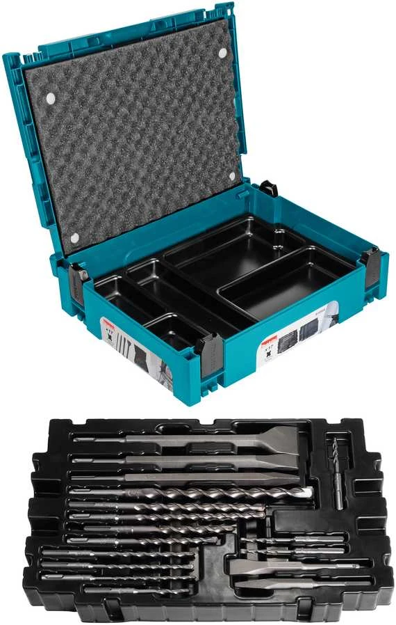 Makita 17 dalių grąžtų ir kaltų rinkinys B-52059 SDS-PLUS