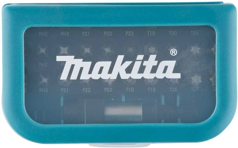 Makita Sukimo antgalių komplektas 31 vnt. (PH1;PH2;PH3;PZ1;PZ2,PZ3;T8;T10;T15;T20;T25;T27;T30;T40) P-73374
