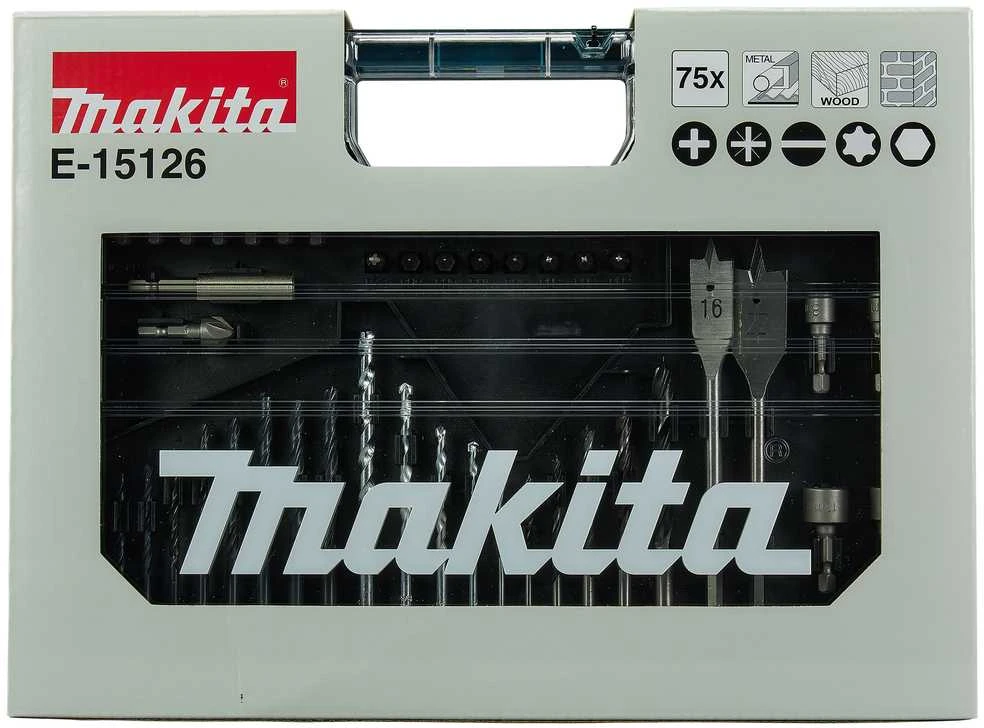 Makita SUKIMO ANTGALIŲ KOMPLEKTAS 75 VNT. E-15126
