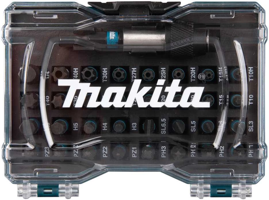 Makita sukimo antgalių rinkinys, 33vnt. (10) IMPACT Juodas E-12441-10