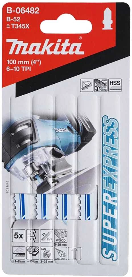Makita SUPER EXPRESS Siaurapjūklio pjūkleliai B-52 (T345XF) 75MM B-06482