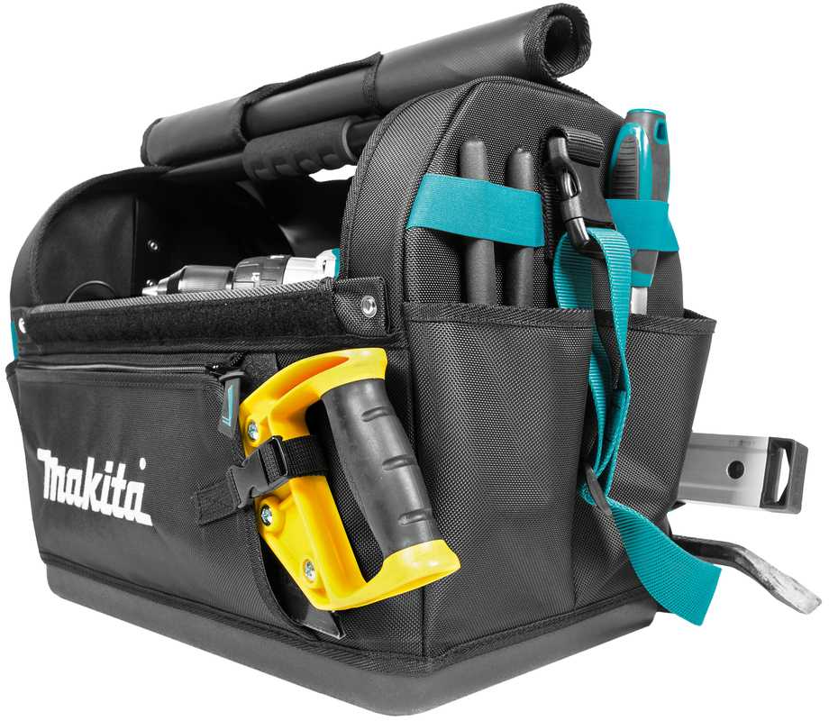 Makita Sutvirtintas, įrankių krepšys su dangčiu. E-15419
