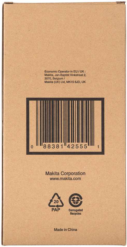 Makita 196253-8 tarpinis medžiaginis filtras VC2211M, VC3211M, VC3211H