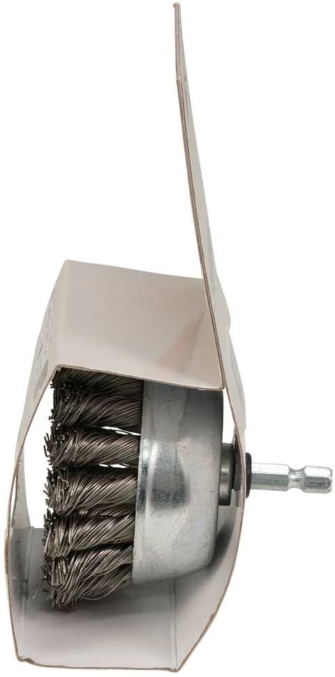 Makita Taurės formos 75mm, su 1/4'' šešiakampiu antgaliu, Nerūdijantis plienas (Sukta viela) D-76700