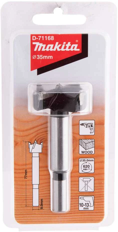 Makita T.C.T grąžtas-freza lankstams 35x77mm D-71168