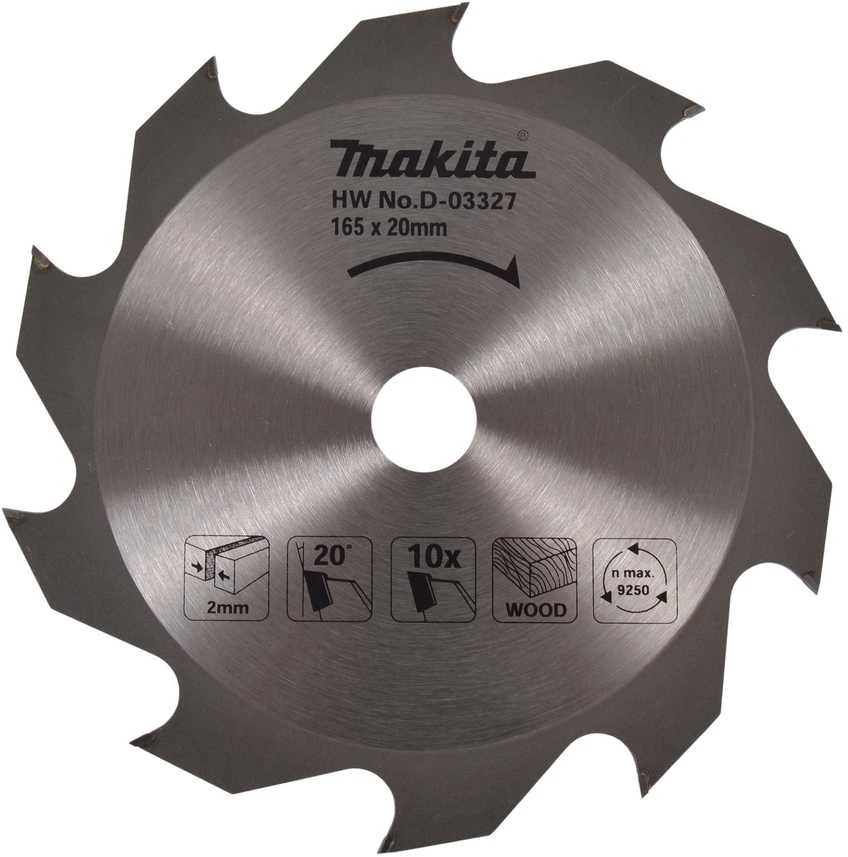 Pjovimo diskas Makita D-03327, 165x2x20mm, standartiniai medienai