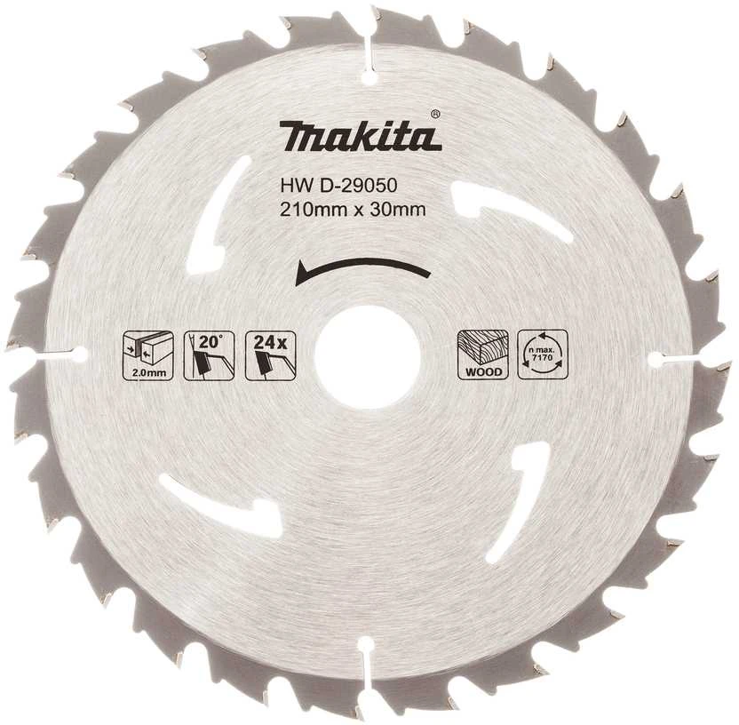 Makita D-29050 Pjovimo diskas medienai 210x30x2,0mm 24T 20° 5008MG
