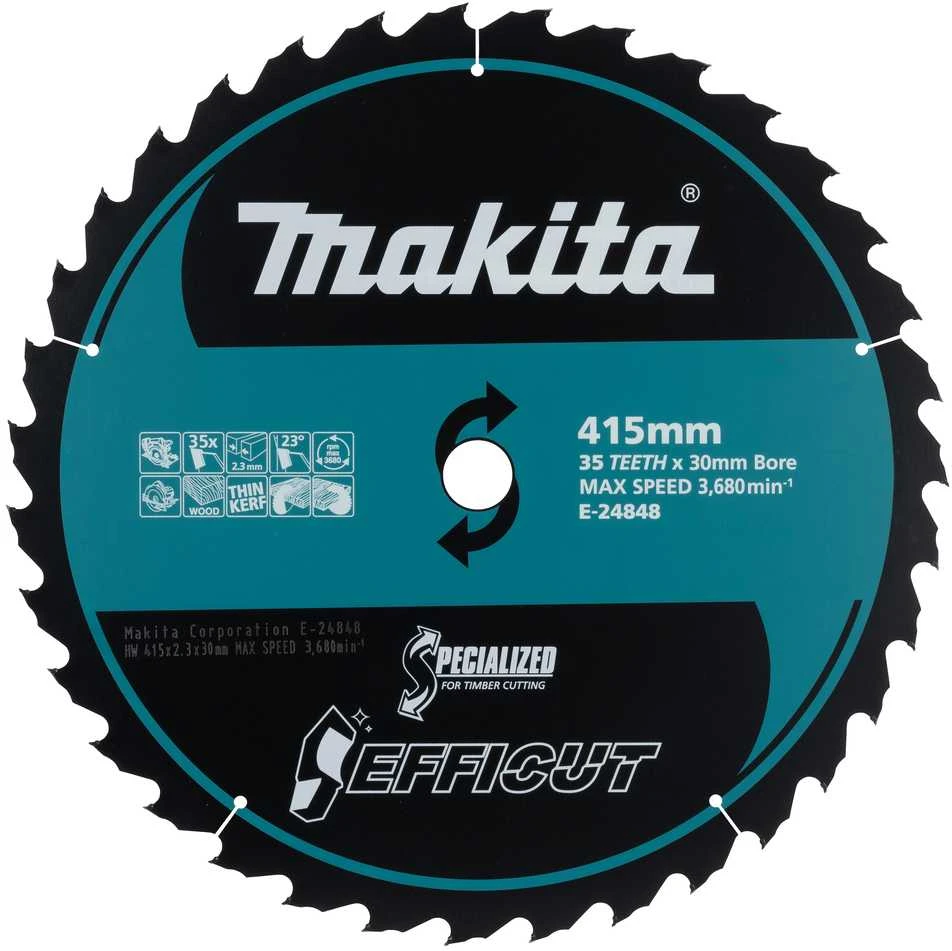 Makita T.C.T. pjūklas 415X2,3x30mm 23° T35 EFFICUT E-24848