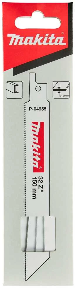 Makita Tiesinio pjūklo pjūkleliai 150X0.9MM (32TPI), 5vnt., metalui P-04955