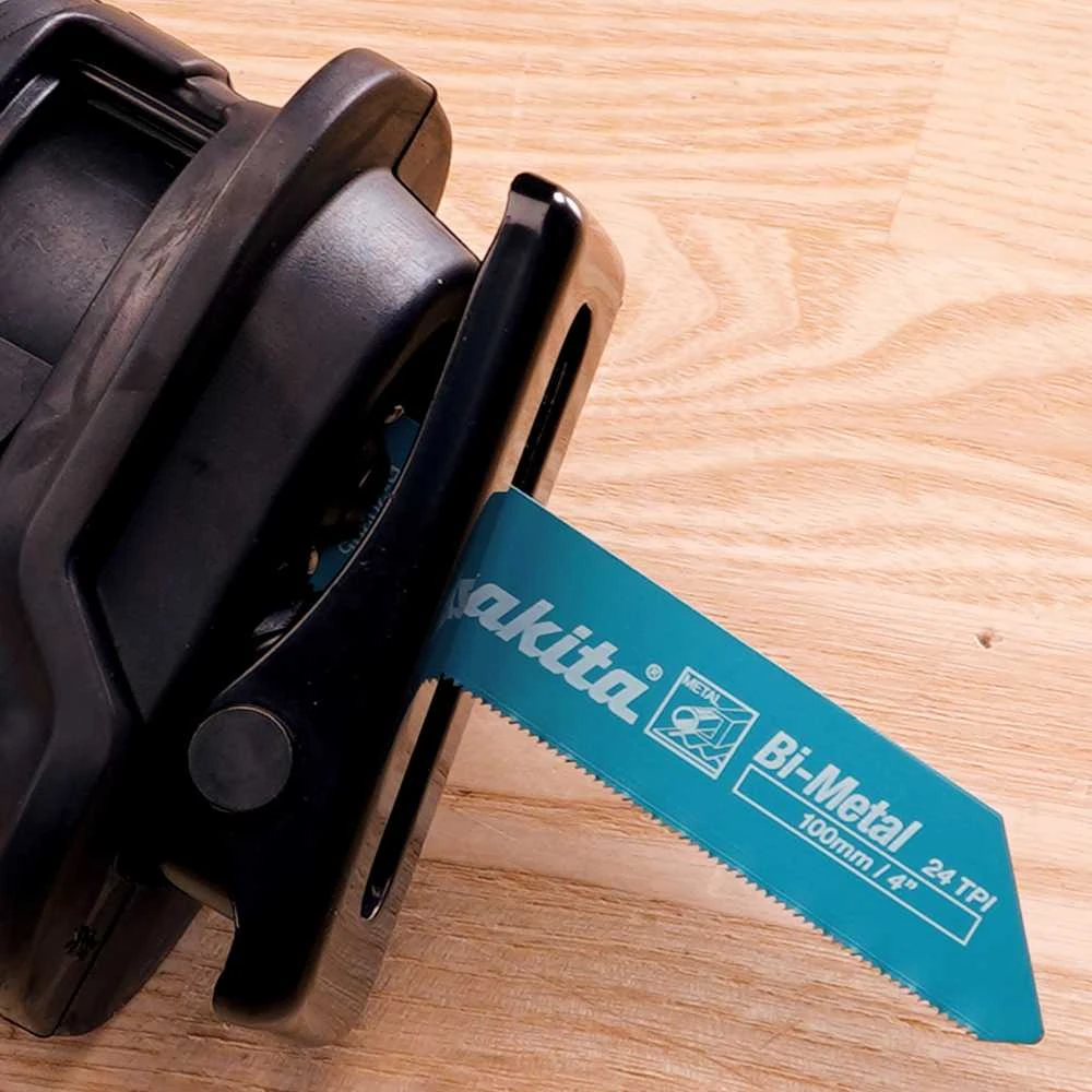 Makita Tiesinio pjūklo pjūkleliai BiM 100x0,9mm (24tpi), 5Vnt., Metalui 0,7-3mm B-20395