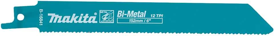 Makita Tiesinio pjūklo pjūkleliai BIM 152x0,9mm (14tpi), 25Vnt., Metalui B-16841-25