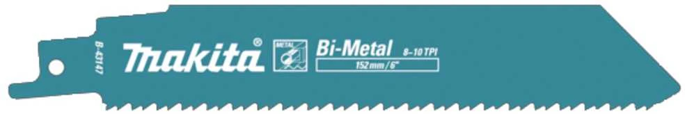 Makita Tiesinio pjūklo pjūkleliai BIM 152x1,1mm (8-10tpi), 5Vnt., Metalui B-43147