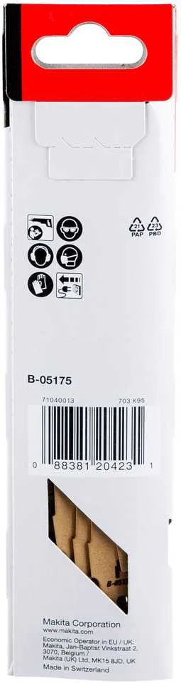 Makita Tiesinio pjūklo pjūkleliai BIM 152x1,25 (6tpi), 5Vnt. B-05175