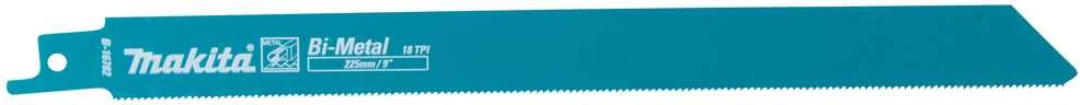 Makita Tiesinio pjūklo pjūkleliai BIM 225x0,9 (18tpi), 25Vnt., Metalui B-16782-25