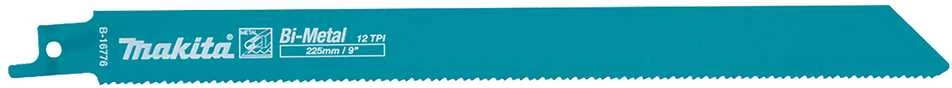 Makita Tiesinio pjūklo pjūkleliai BIM 225x0,9mm (14tpi), 25Vnt., Metalui B-16776-25