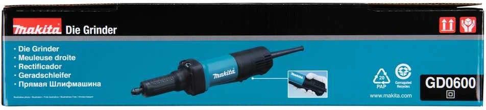 Makita Tiesinis šlifuoklis GD0600 6 mm