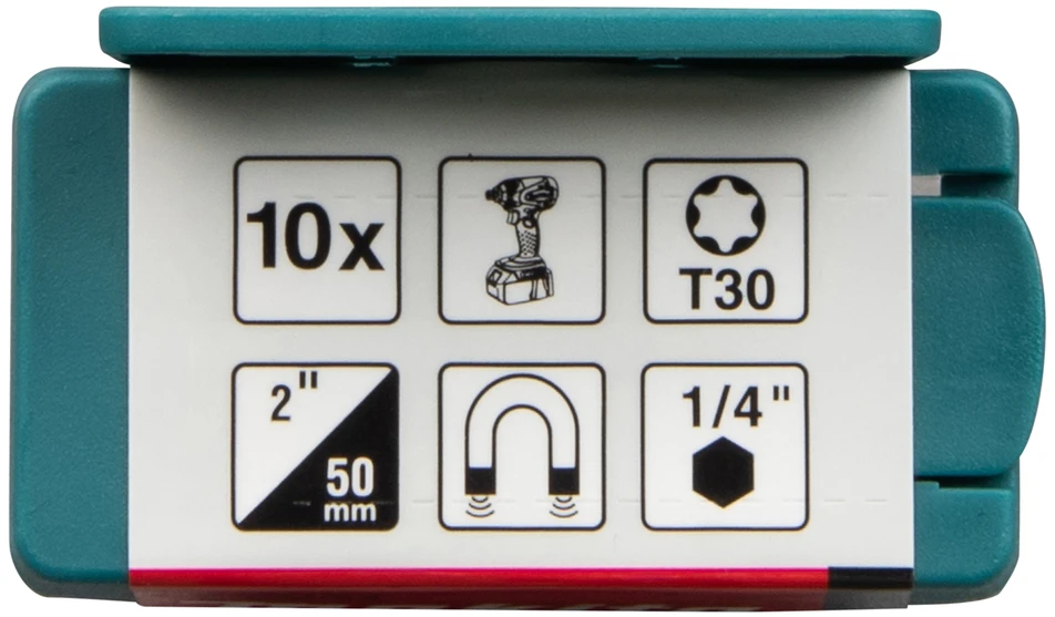 Makita Torison antgaliai E-tipo Impact PREMIER T30x50mm 10vnt. E-26054 T30 • 50 mm • 1/4" • 10 vnt