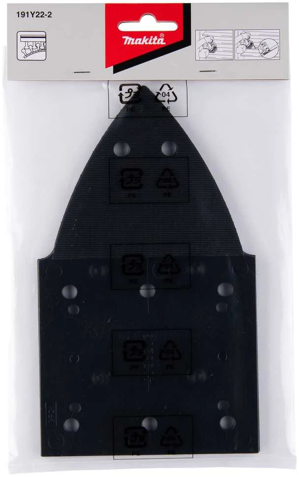 Makita Trikampis padas (“Hook & loop”) DBO480, DBO481, DBO482 191Y22-2